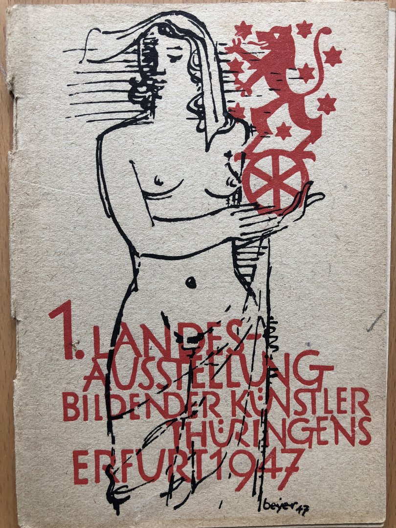 Cover von 1. Landesausstellung bildender Künstler Thüringens Erfurt 1947
