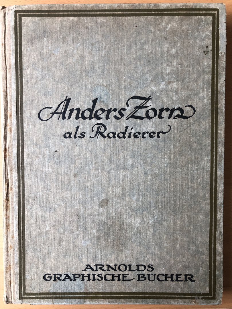 Cover von Anders Zorn als Radierer