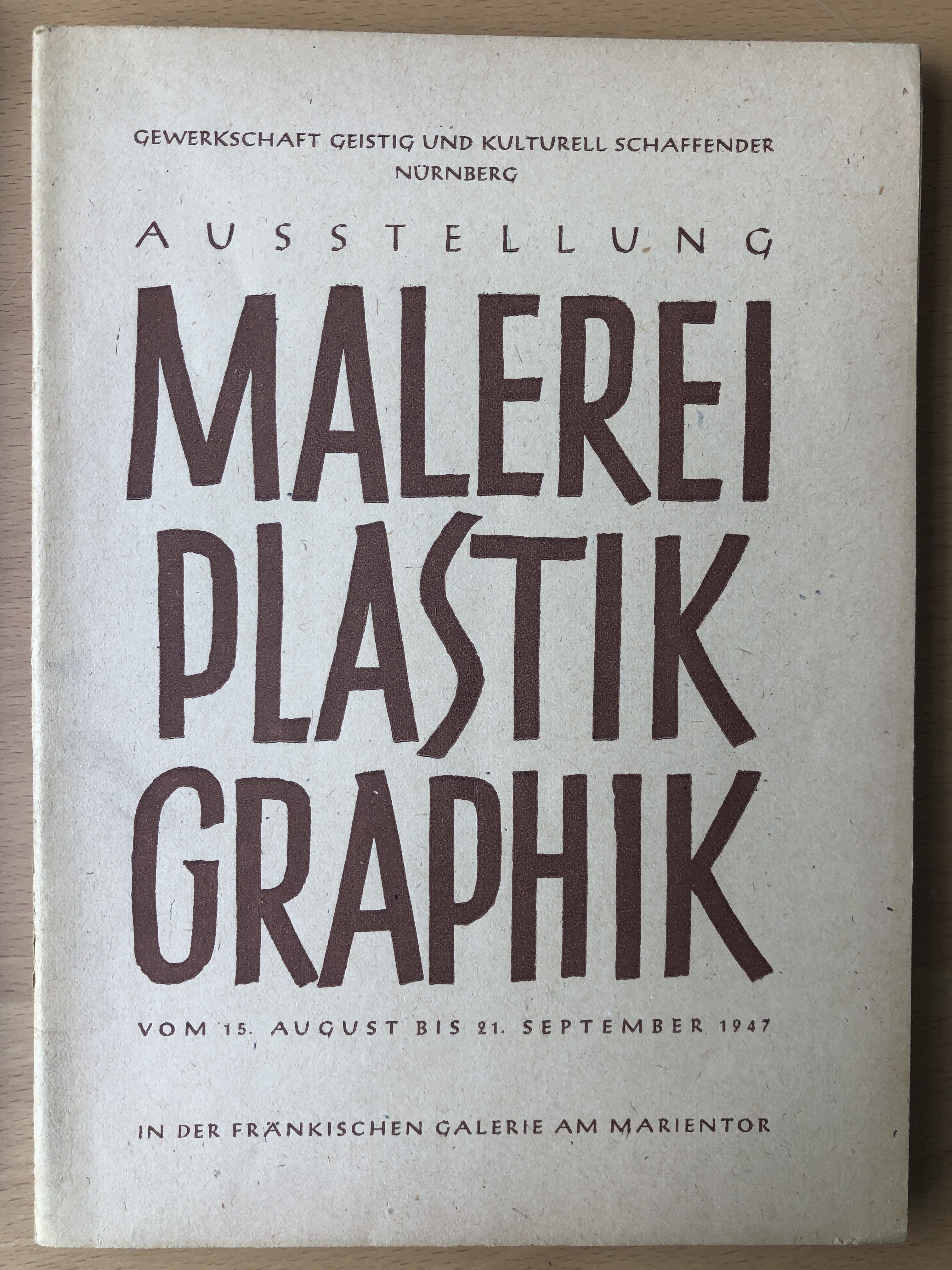 Cover von Ausstellung: Malerei, Plastik, Graphik