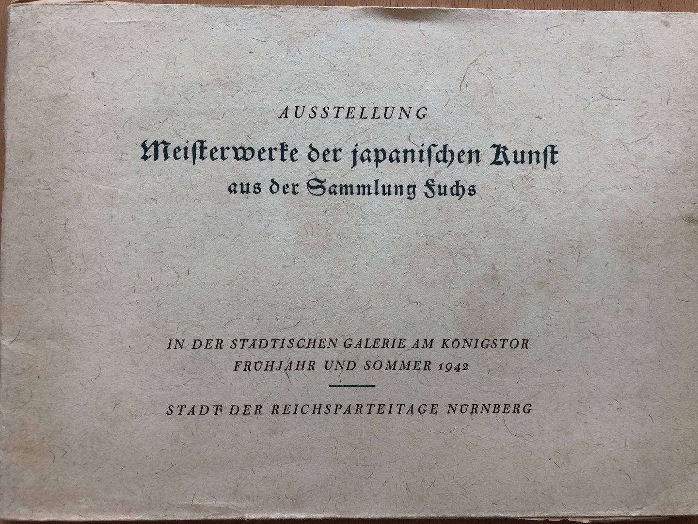 Cover von Ausstellung Meisterwerke der japanischen Kunst aus der Sammlung Fuchs