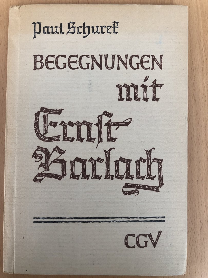 Cover von Begegnungen mit Ernst Barlach
