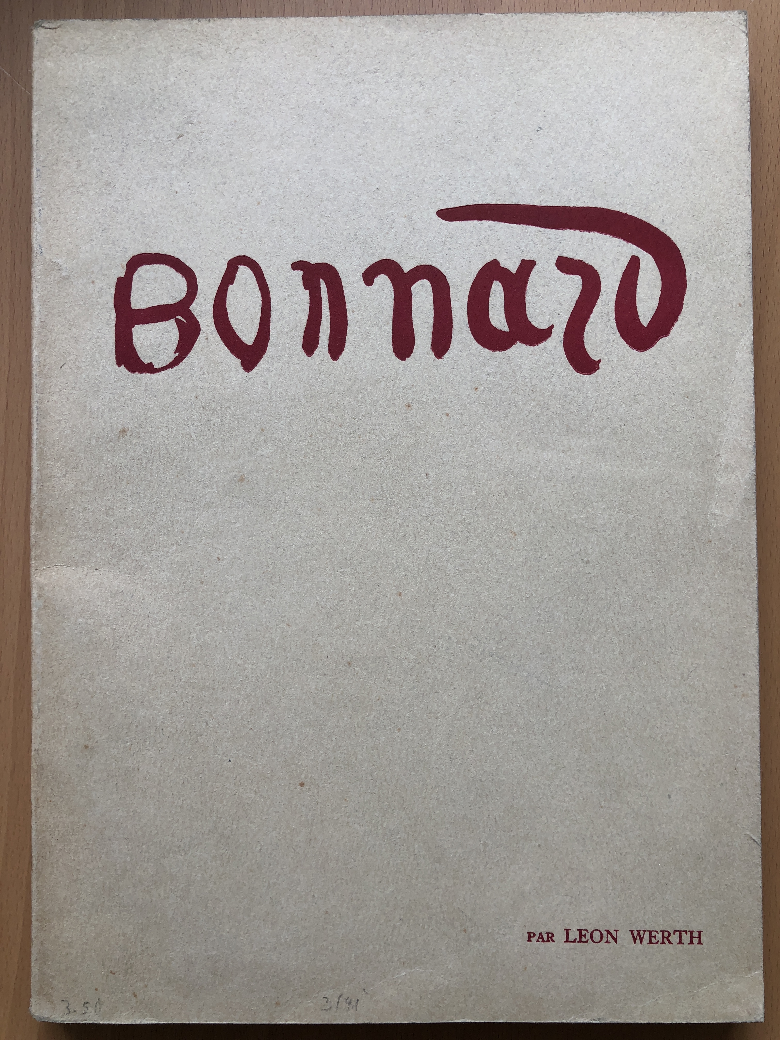 Cover von Bonnard