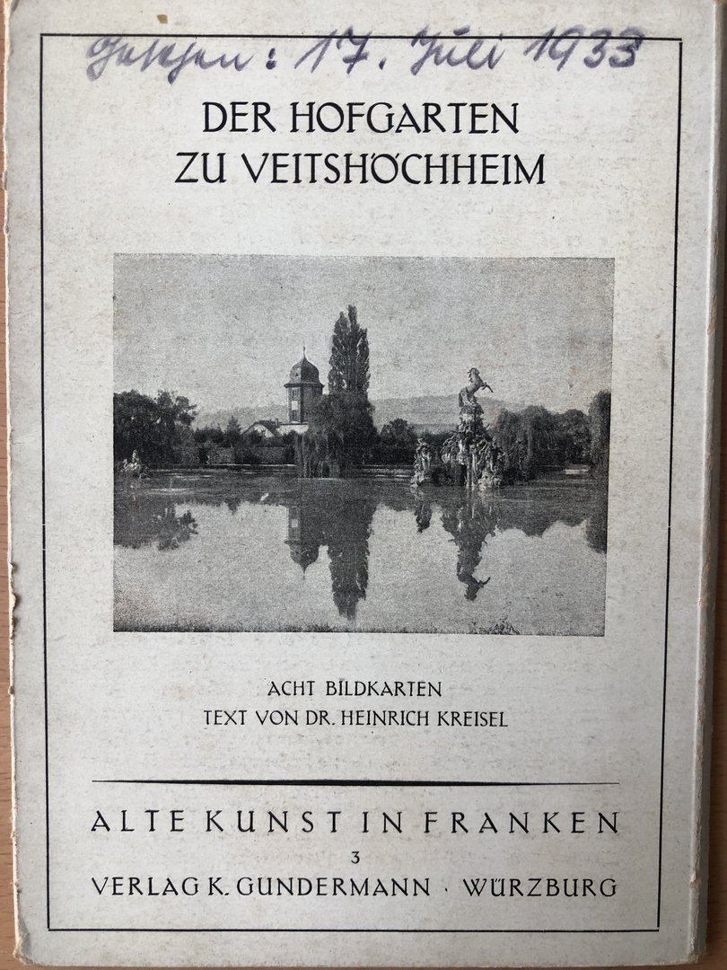Cover von Der Hofgarten zu Veitshöchheim