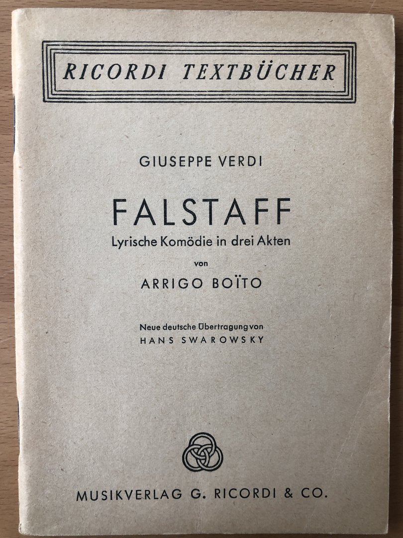 Cover von Giuseppe Verdi - Falstaff