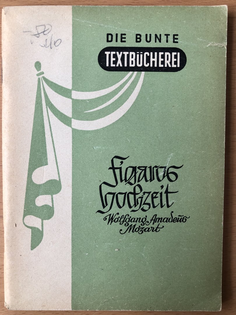 Cover von Figaros Hochzeit - Komische Oper in 4 Akten