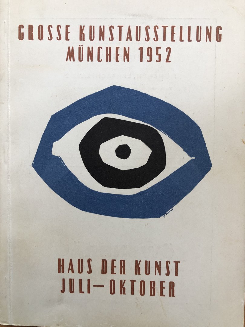 Cover von Große Kunstausstellung München 1952