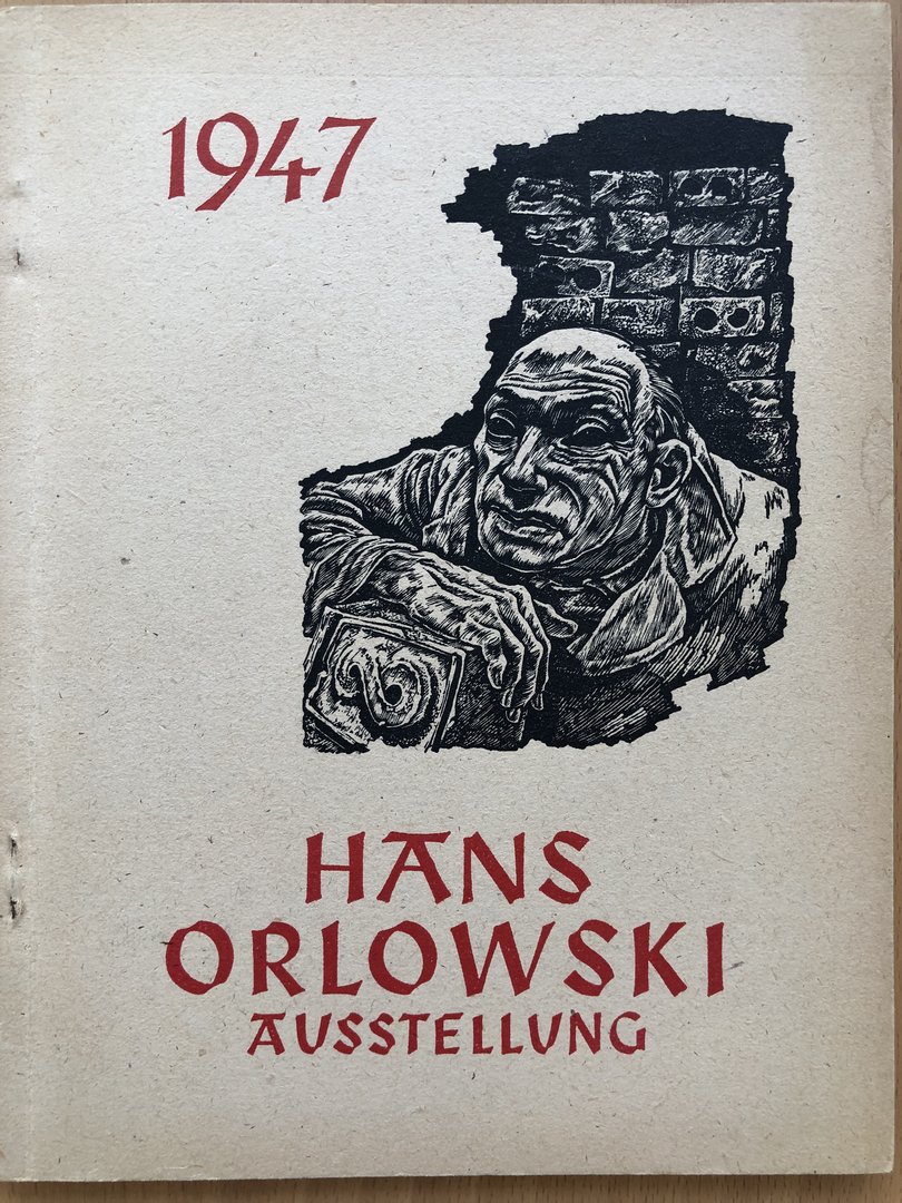 Cover von Hans Orlowski Ausstellung 