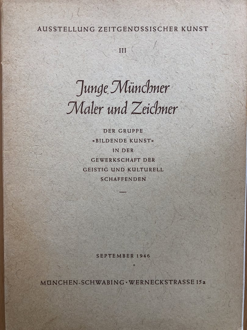 Cover von Junge Müncher Maler und Zeichner