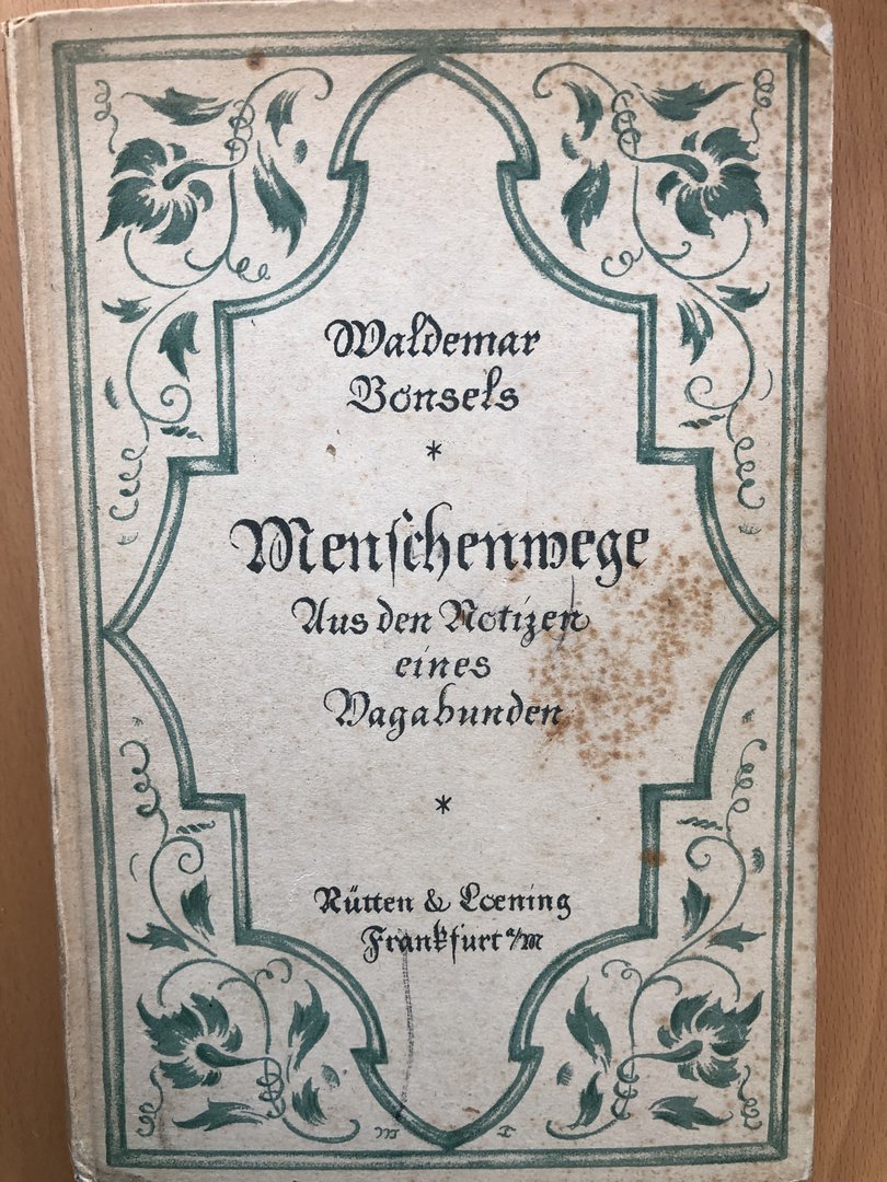 Cover von Menschenwege - Aus den Notizen eines Vagabunden