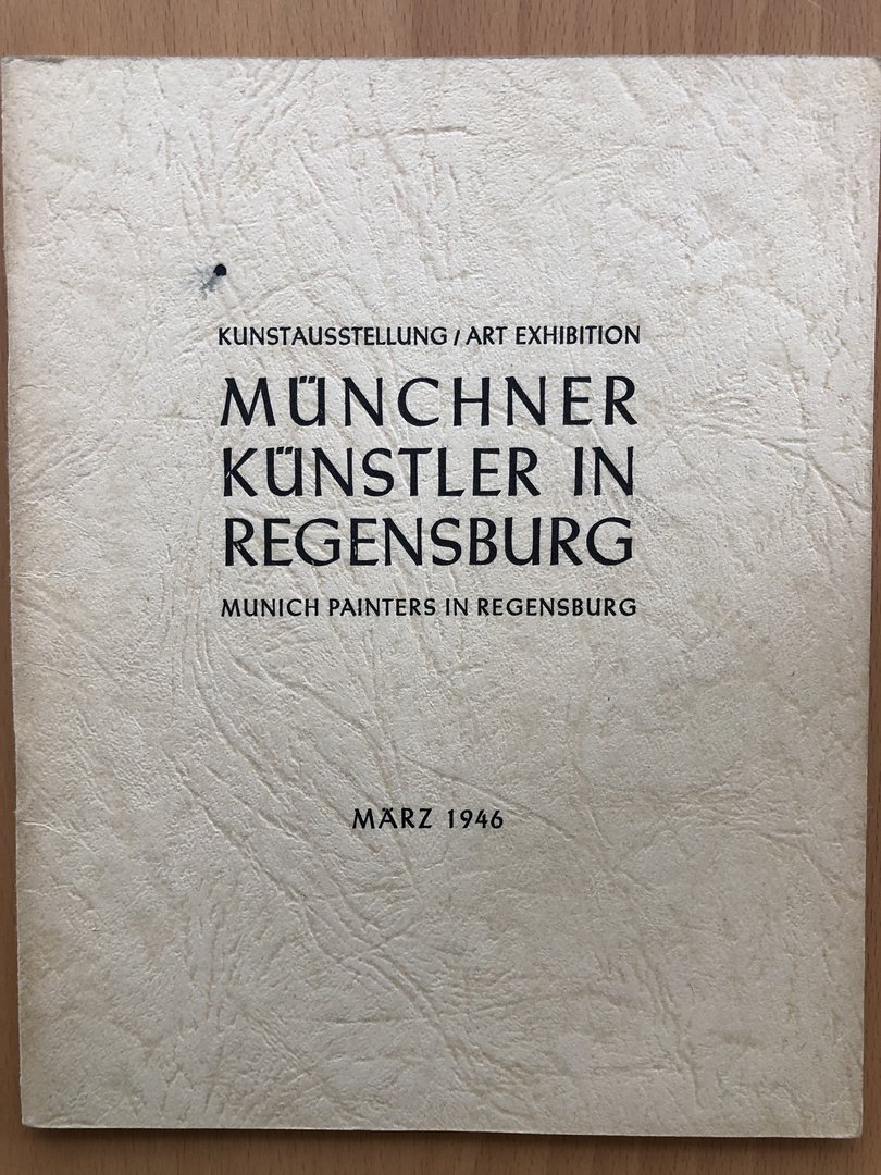 Cover von Münchner Künstler in Regensburg