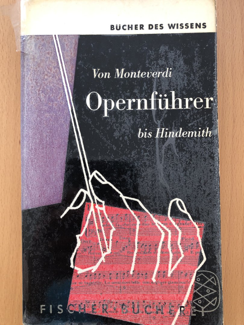 Cover von Opernführer von Monteverdi bis Hindemith