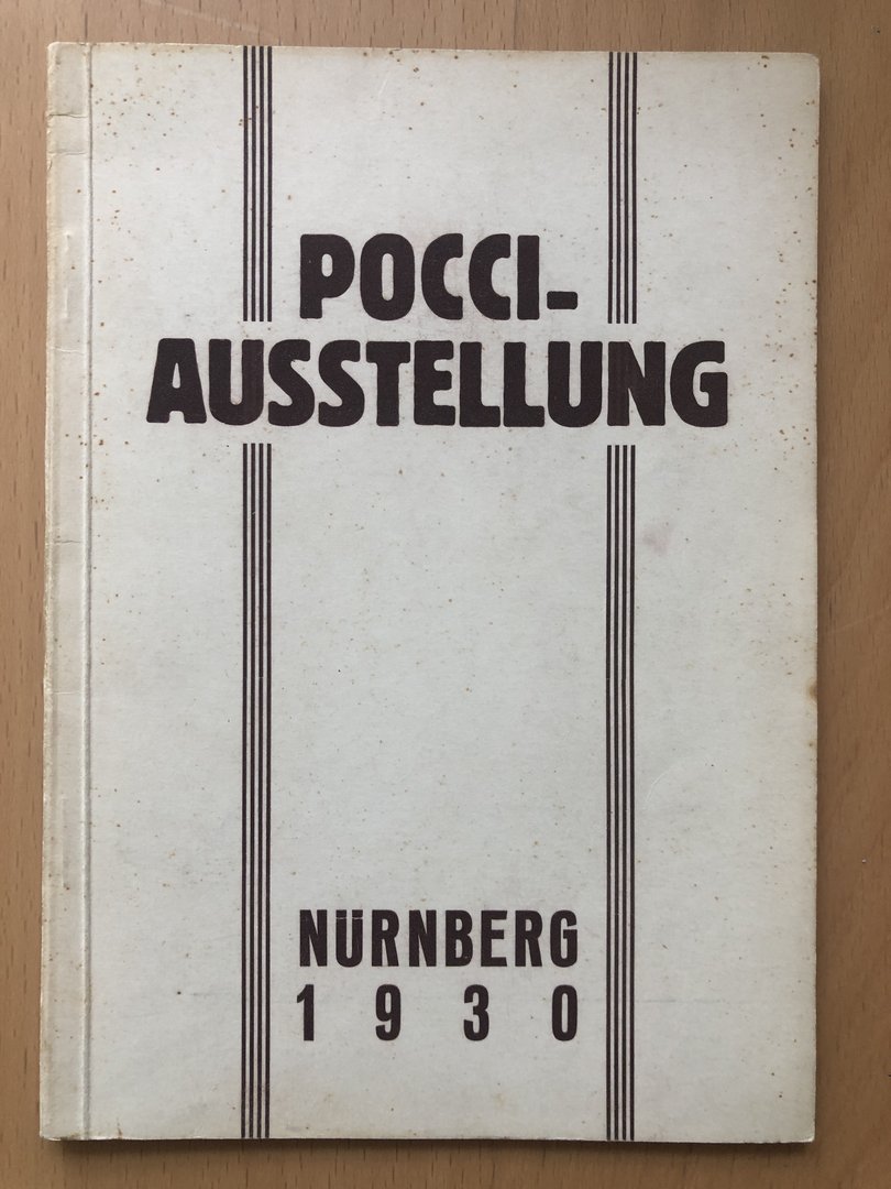 Cover von Pocci-Ausstellung Nürnberg 1930