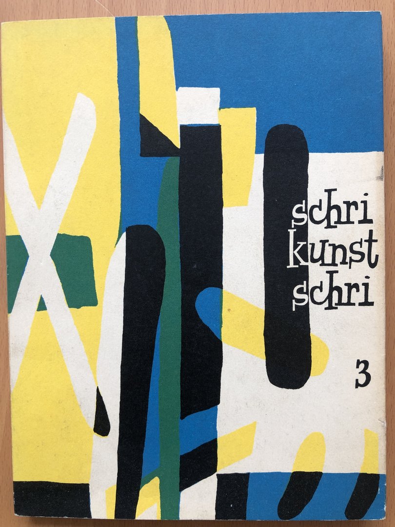 Cover von Schri Kunst Schri 3