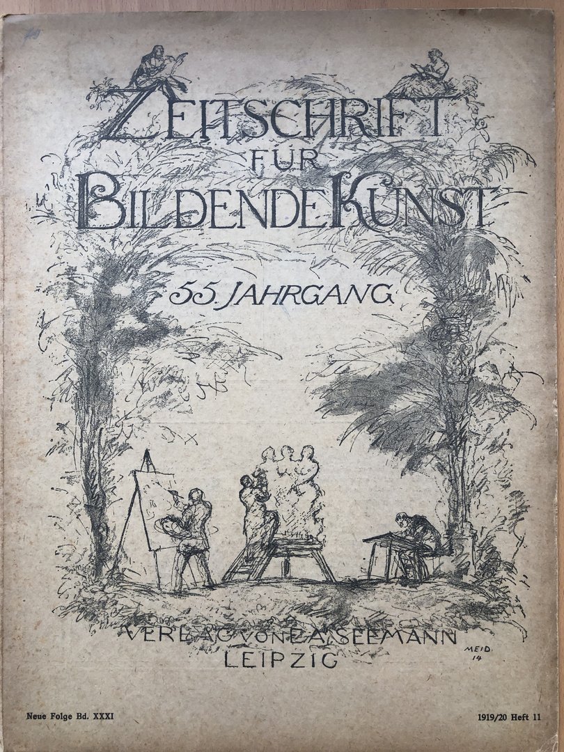 Cover von Zeitschrift für bildende Kunst